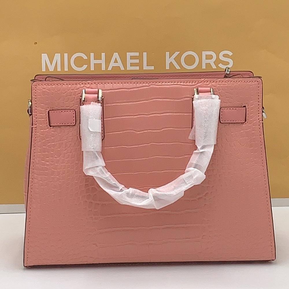 Michael Kors Hamilton Medium
Satchel Crossbody Croc Embossed
Primrose Pink - Picture 4 of 16